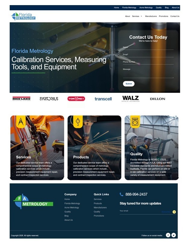WordPress Industrial Websites